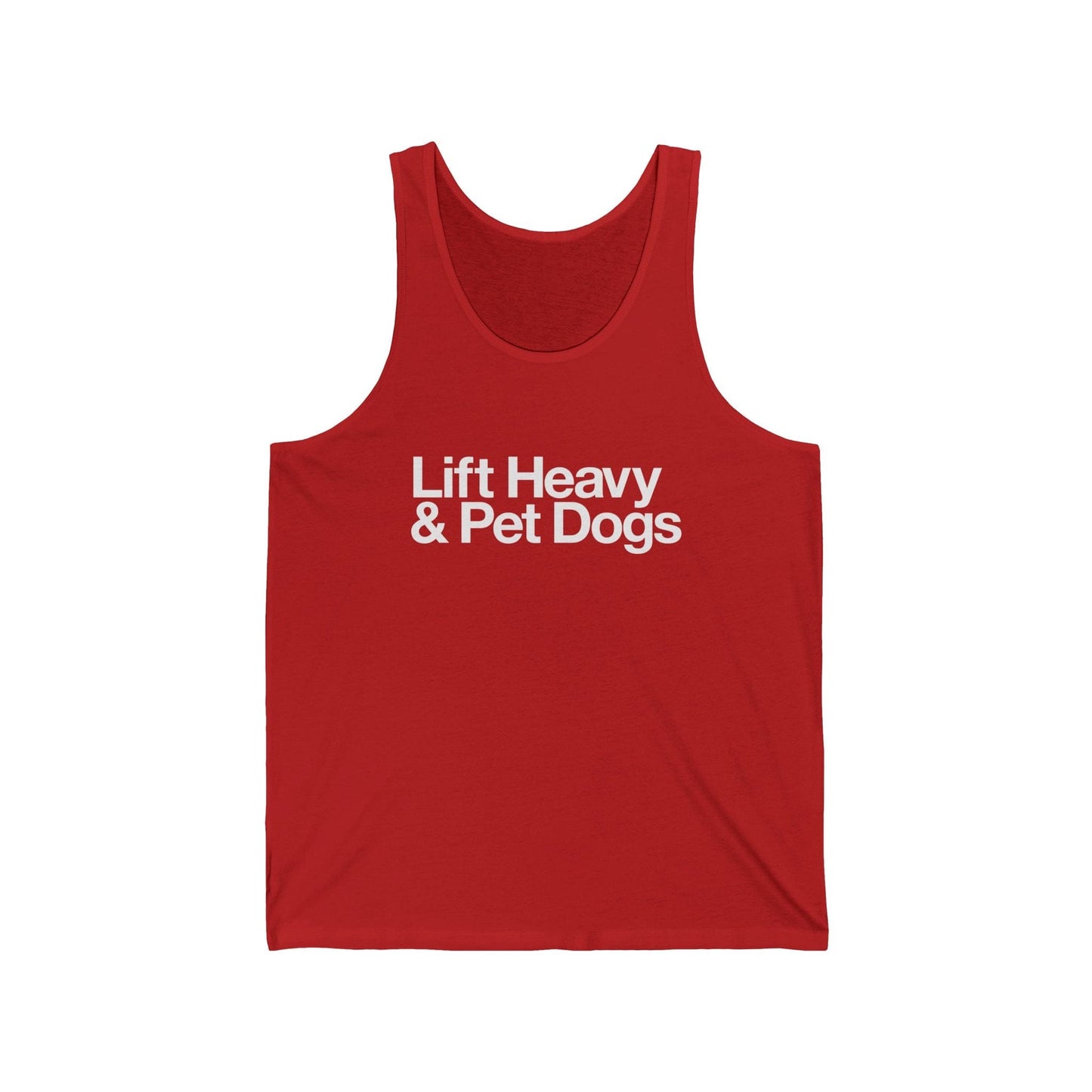 Lift Heavy & Pet Dogs Logo Tank Top