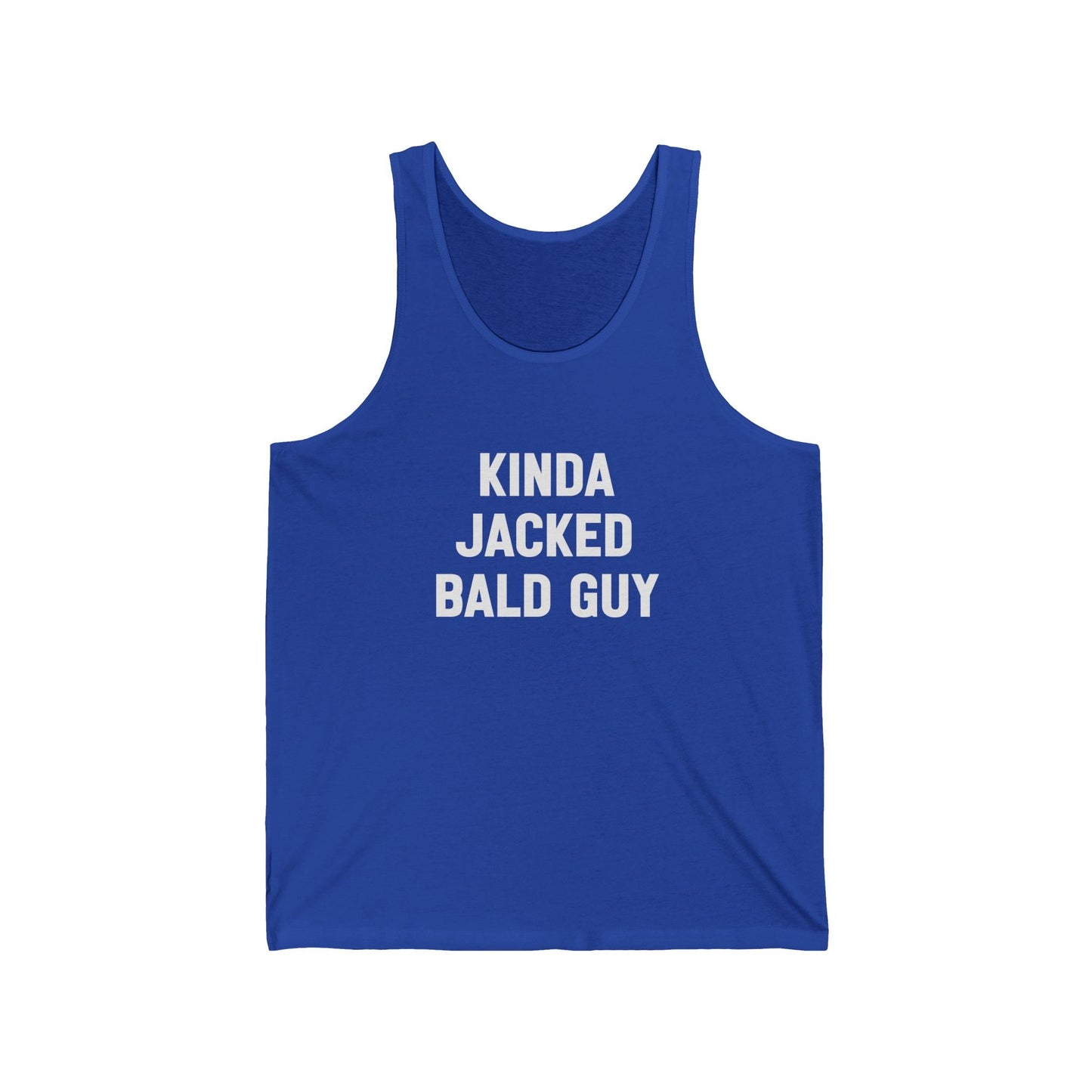 Kinda Jacked Bald Guy Tank Top