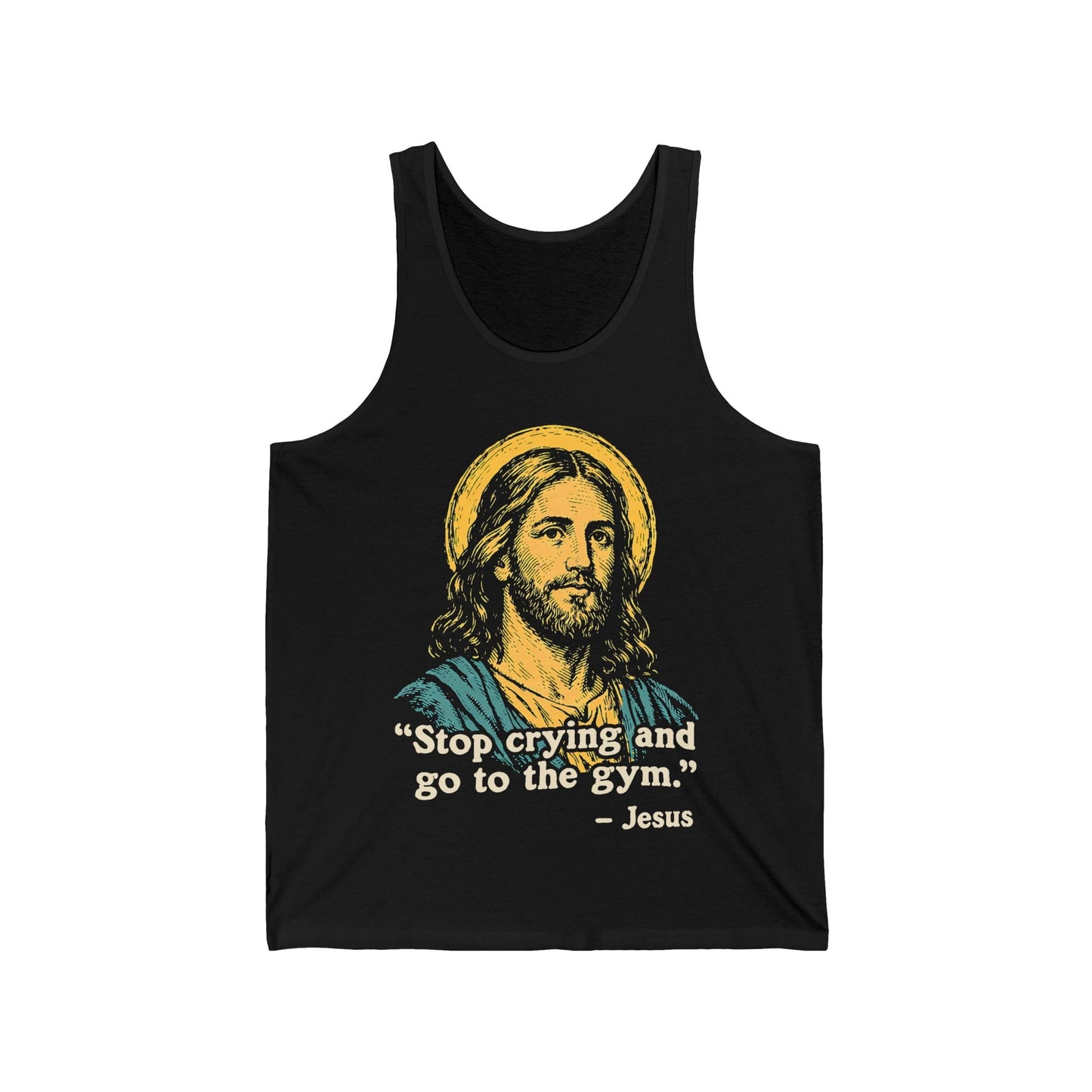 Jesus Gym Quote Tank Top