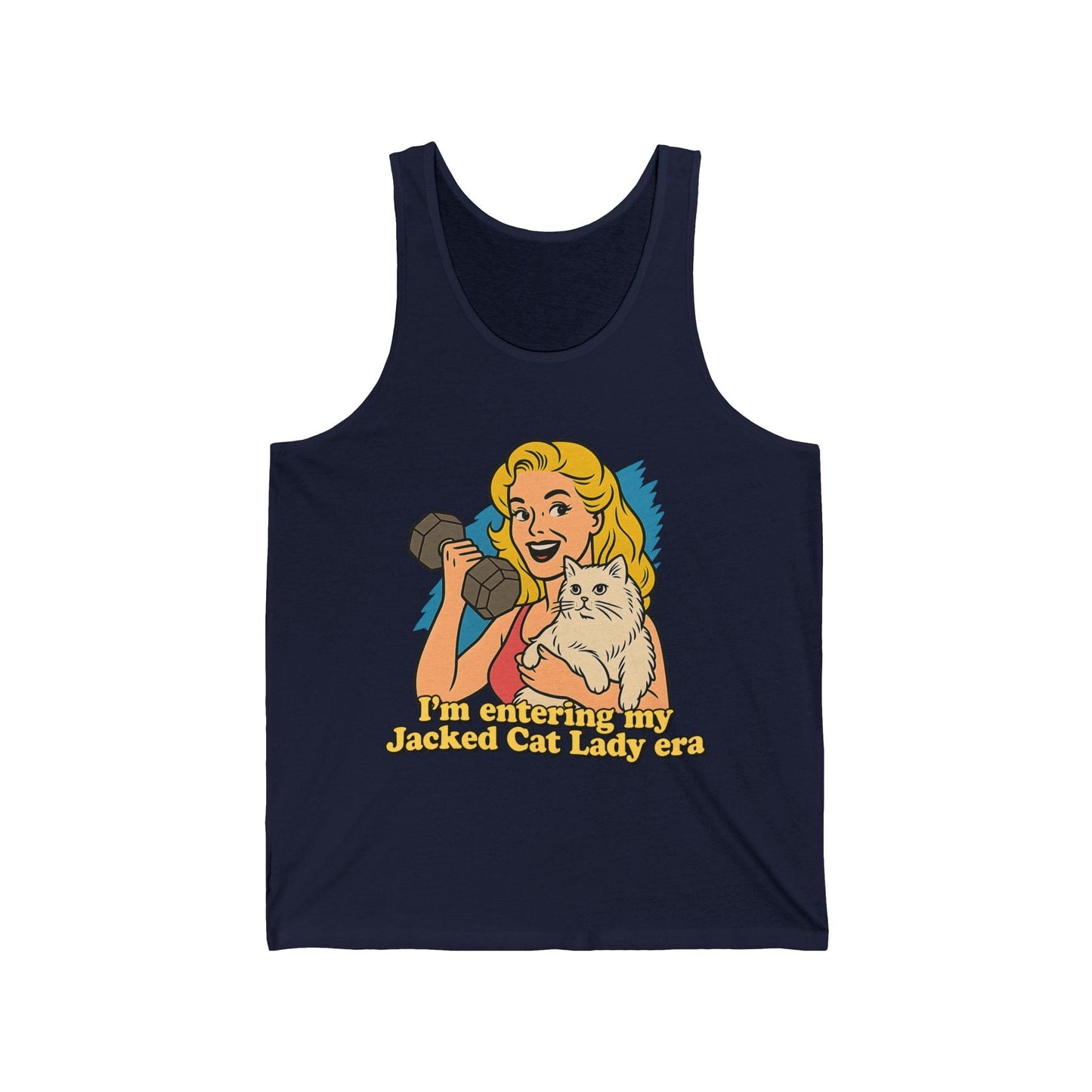 Jacked Cat Lady Era Tank Top