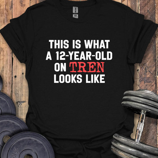 12-Year-Old on Tren T-Shirt