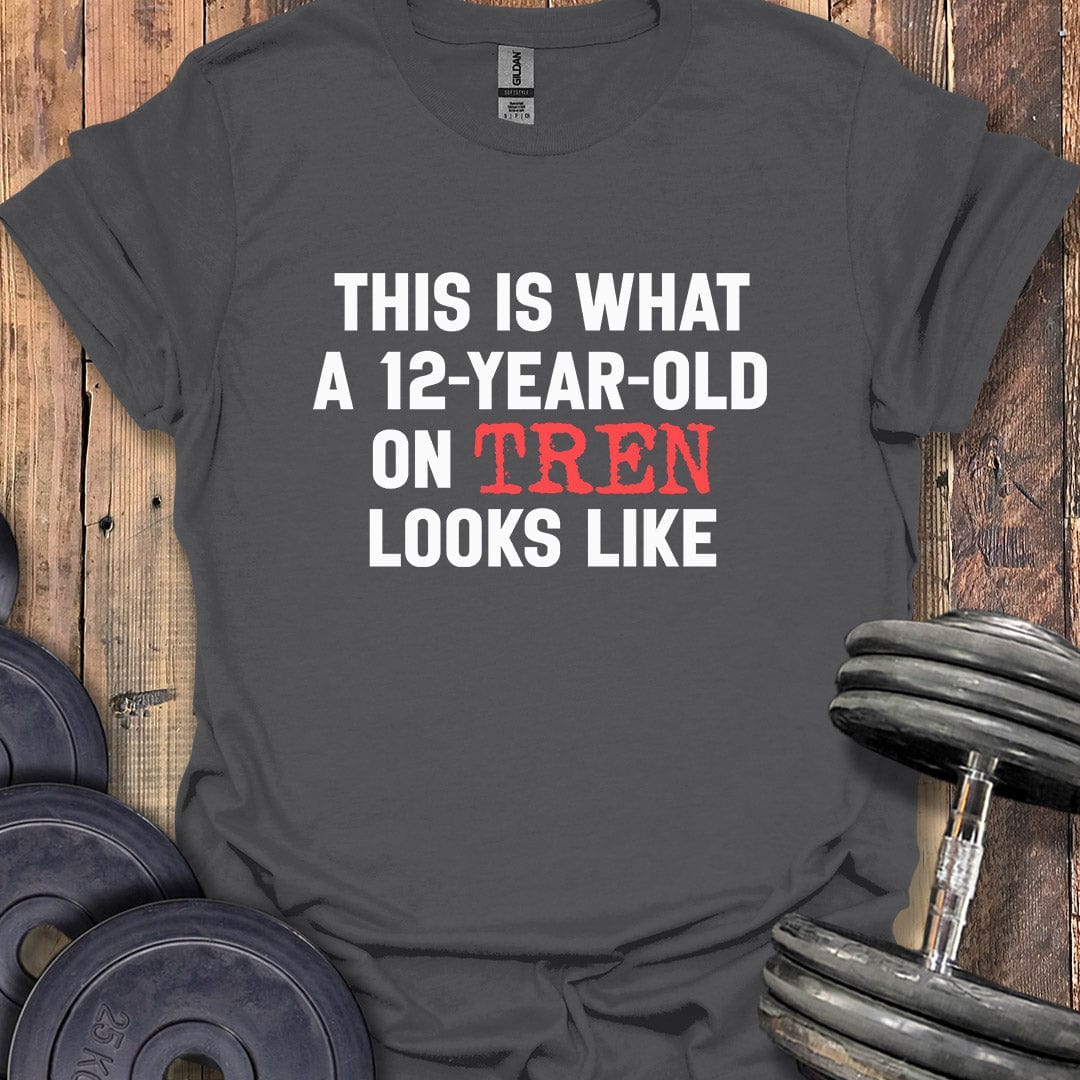 12-Year-Old on Tren T-Shirt