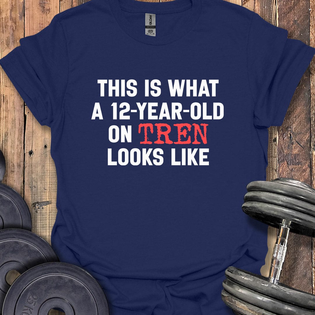 12-Year-Old on Tren T-Shirt