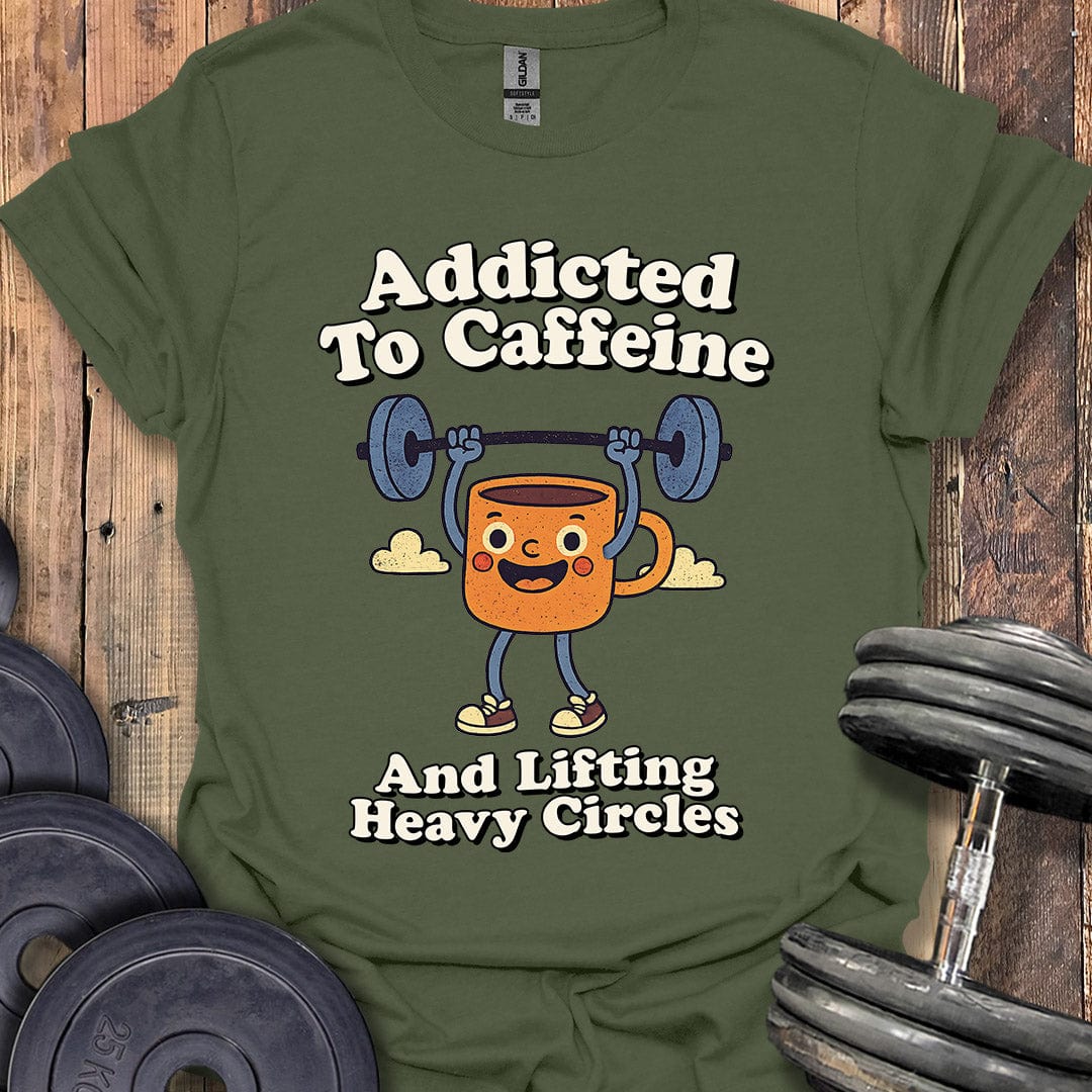 Caffeine and Heavy Circles T-Shirt