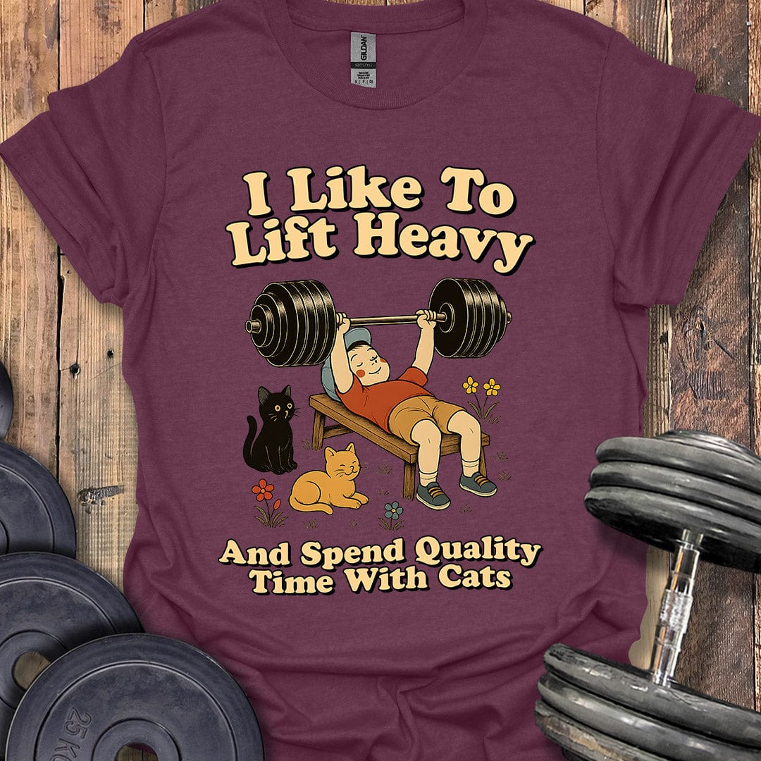 Heavy Weights and Cats T-Shirt