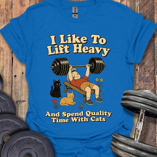 Heavy Weights and Cats T-Shirt