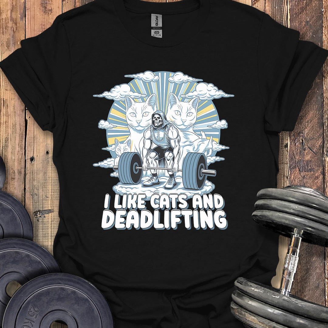 Cats and Deadlifting T-Shirt