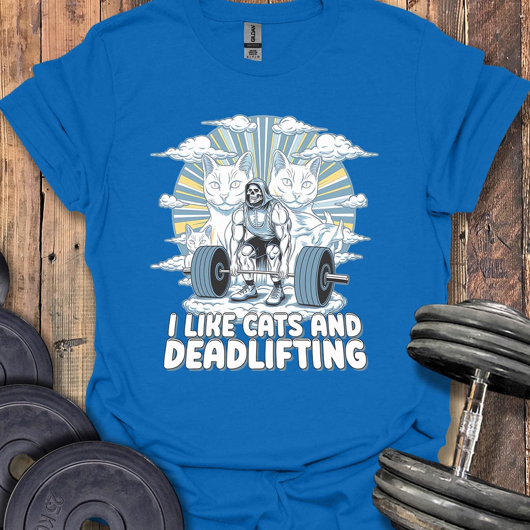 Cats and Deadlifting T-Shirt