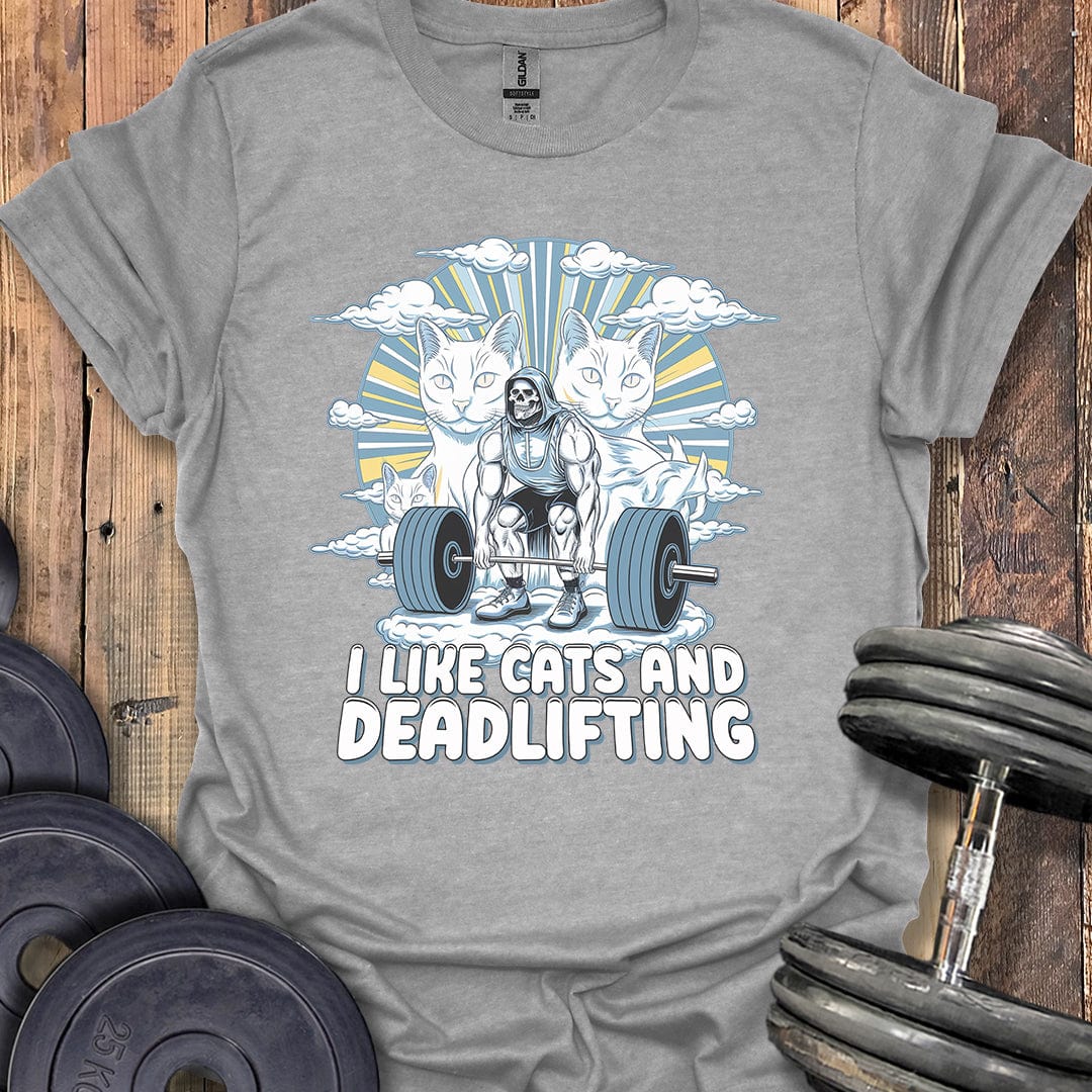 Cats and Deadlifting T-Shirt