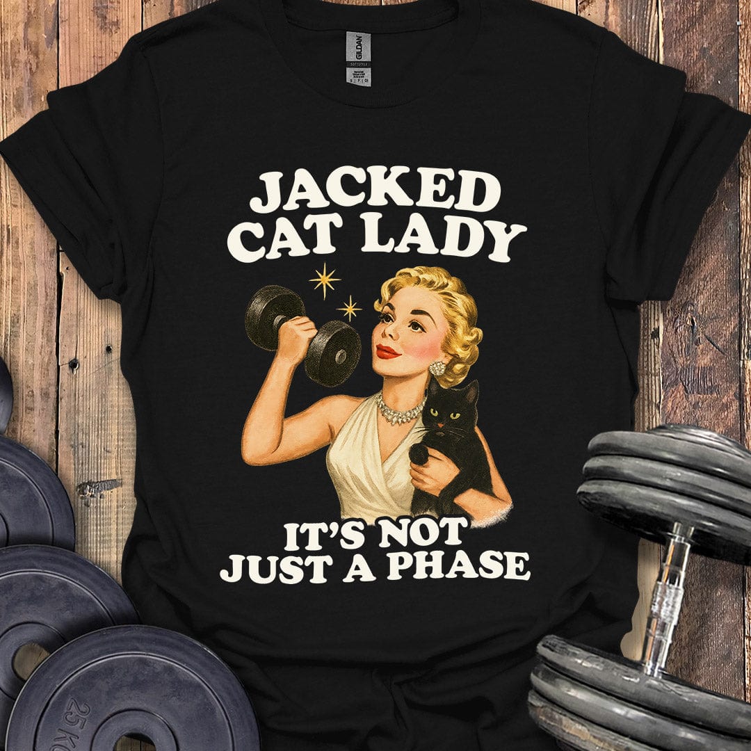 Jacked Cat Lady T-Shirt