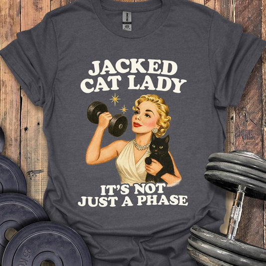 Jacked Cat Lady T-Shirt