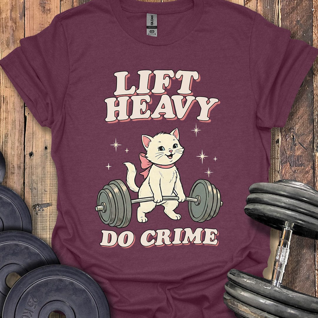 Lifting Crime Kitten T-Shirt