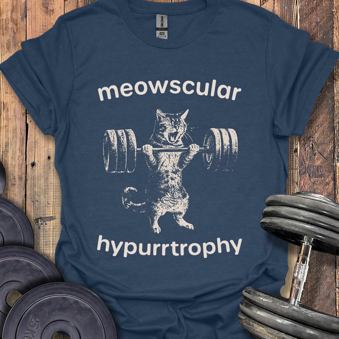 Meowscular Hypurrtrophy T-Shirt
