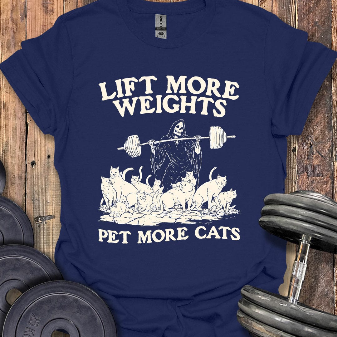 More Weights, More Cats T-Shirt