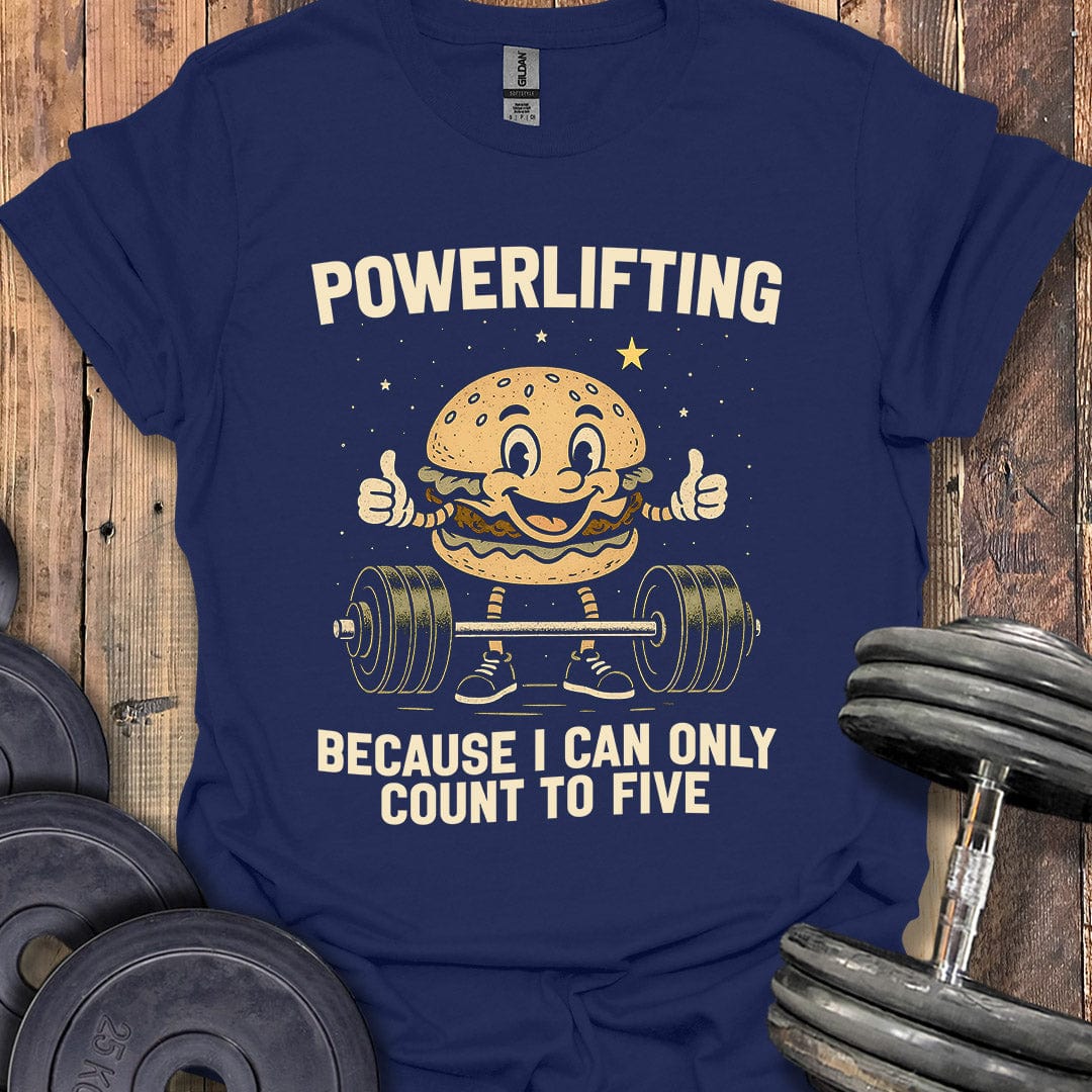 Powerlifting Hamburger T-Shirt