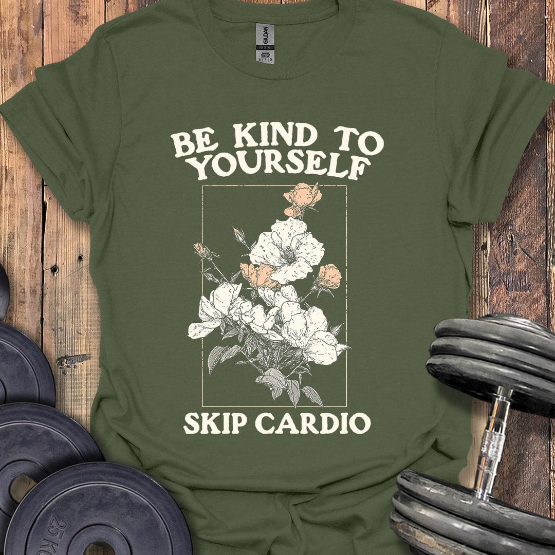 Skip Cardio Flowers T-Shirt