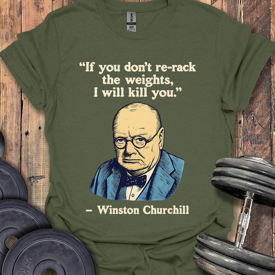 Winston Churchill Quote T-Shirt