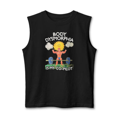 Body Dysmorphia Drawing Muscle Tank [Custom]