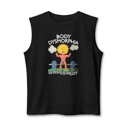 Body Dysmorphia Drawing Muscle Tank [Custom]