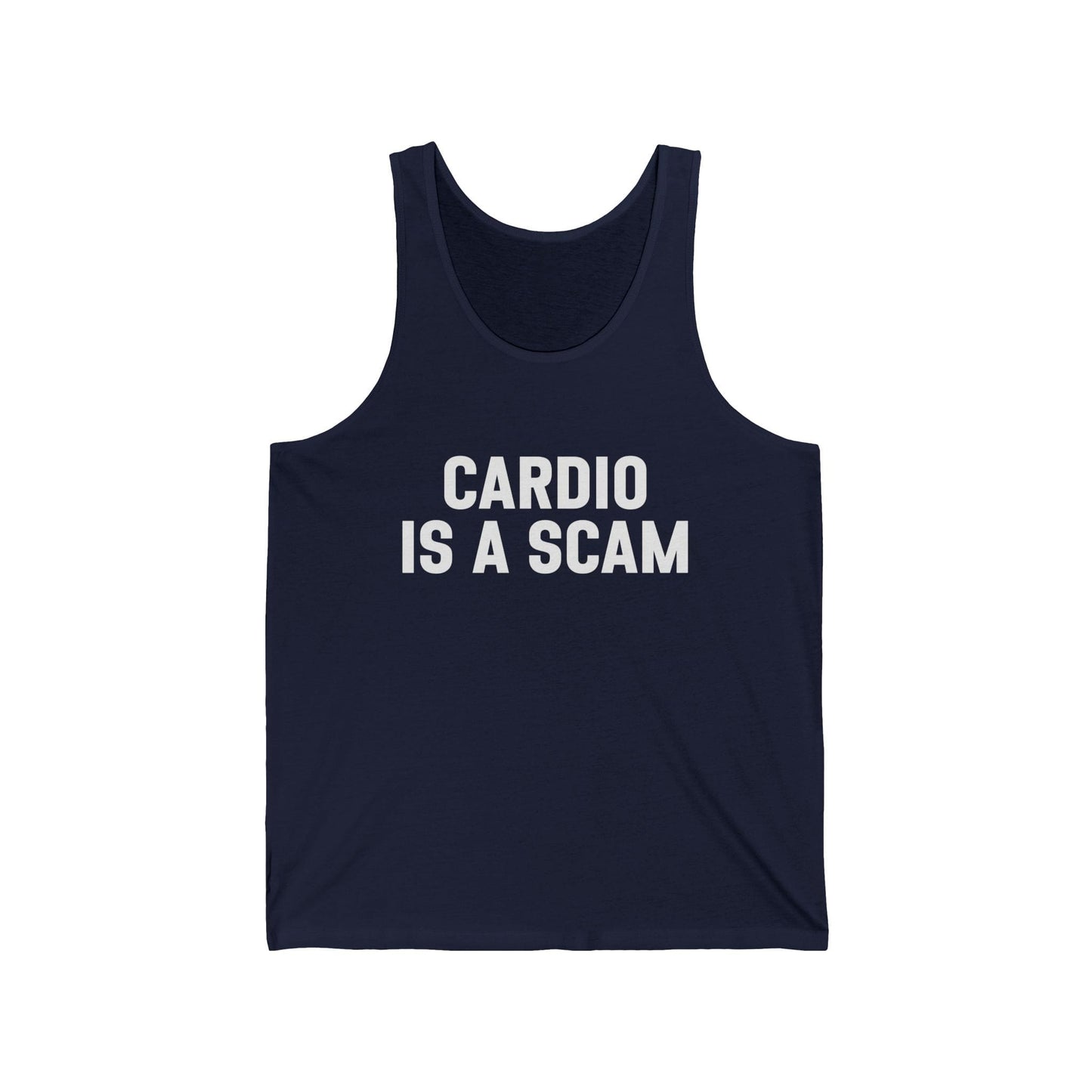 Cardio Is a Scam Tank Top