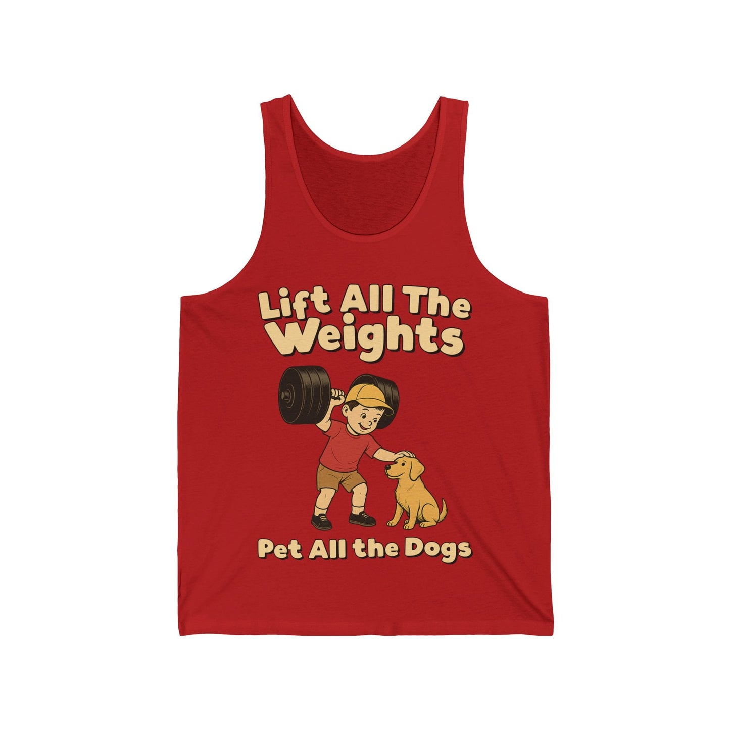 Lift Weights, Pet Dogs Tank Top