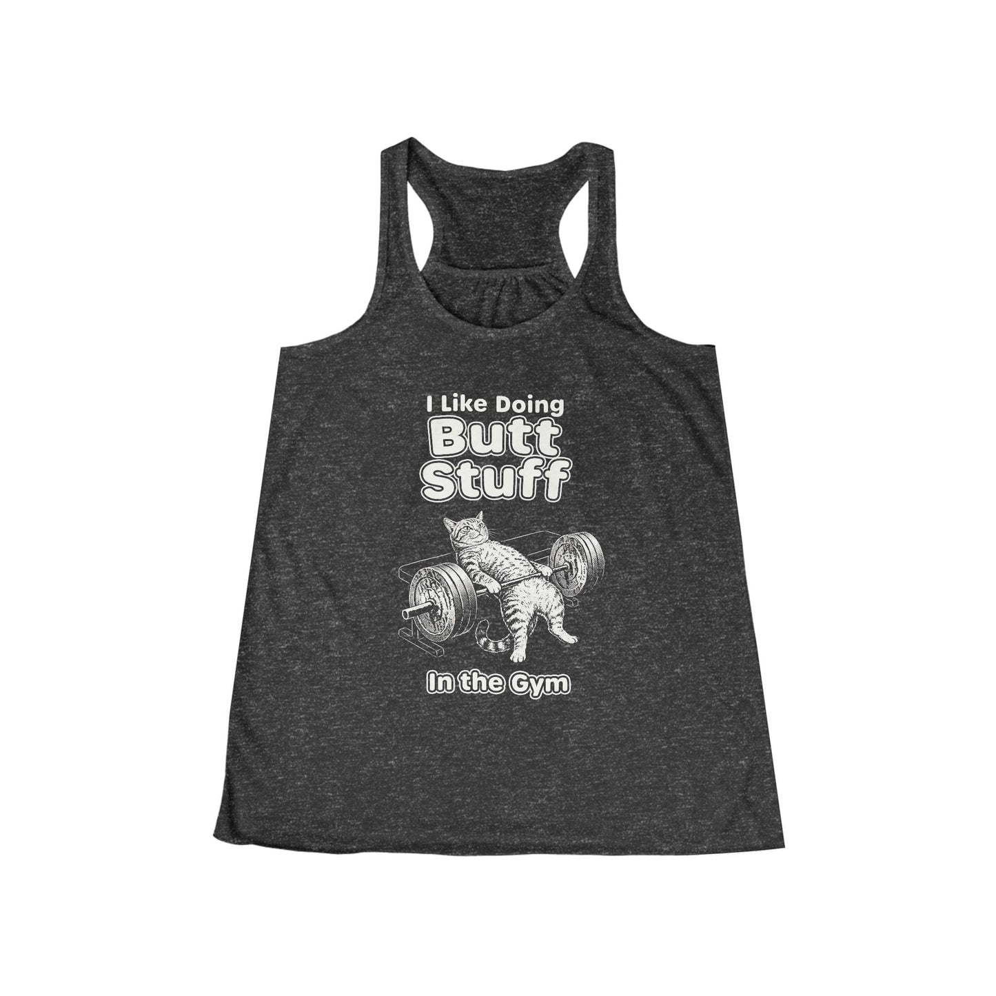 Butt Stuff in the Gym Racerback Tank Top [Custom Order]
