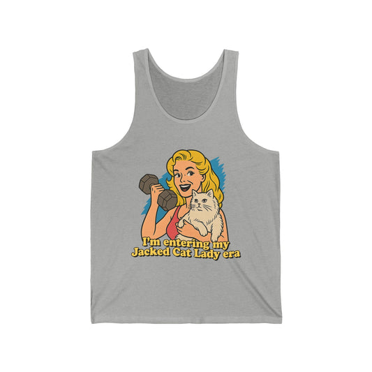 Jacked Cat Lady Era Tank Top