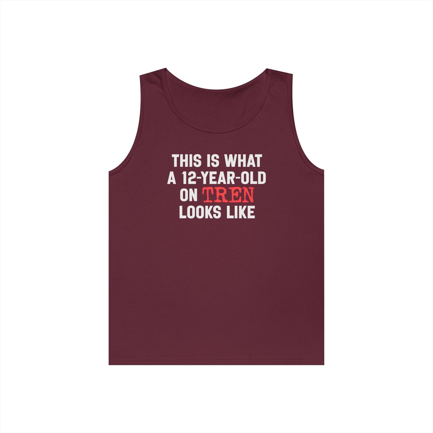 12-Year-Old on Tren Tank Top [Custom Colors]