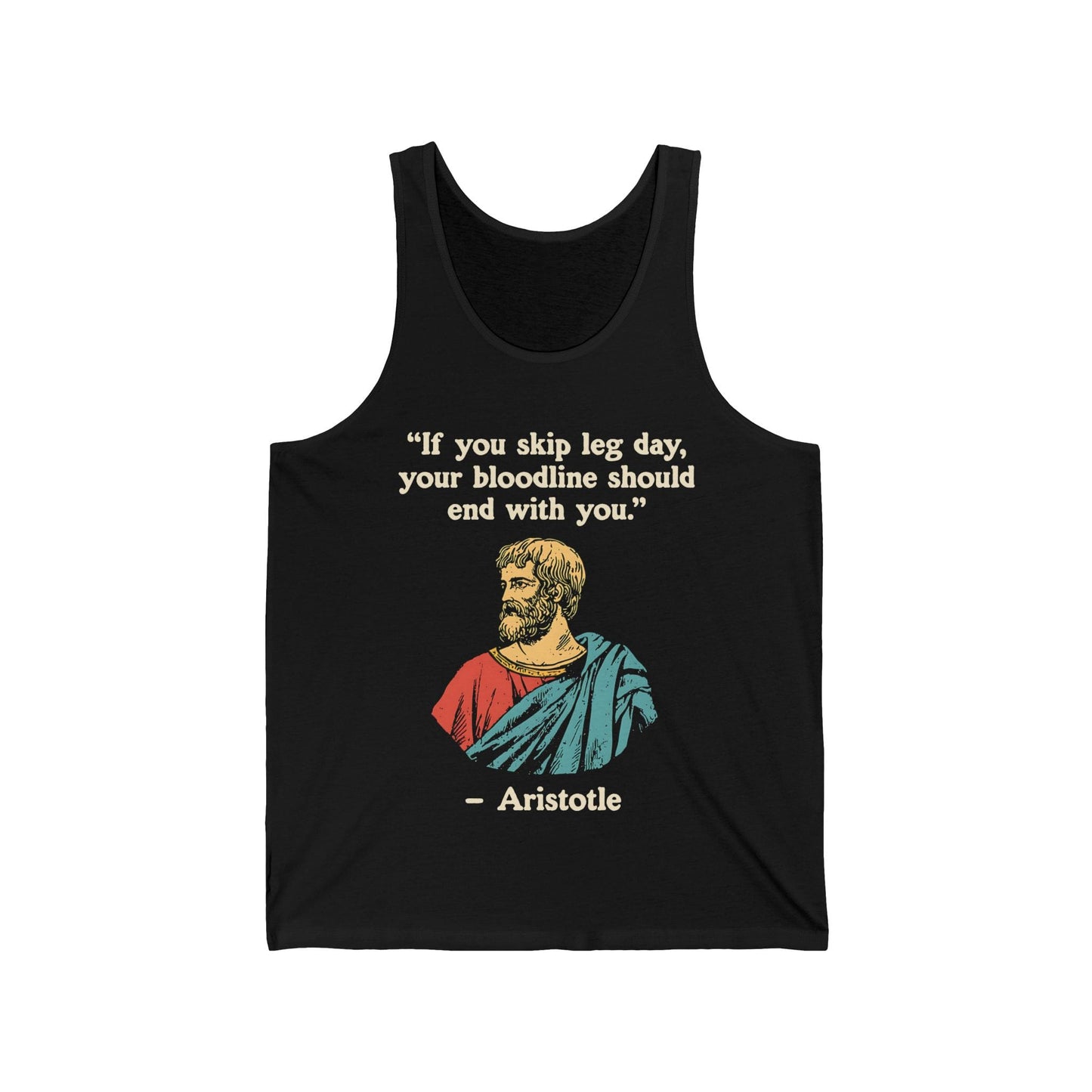 Aristotle Quote Tank Top