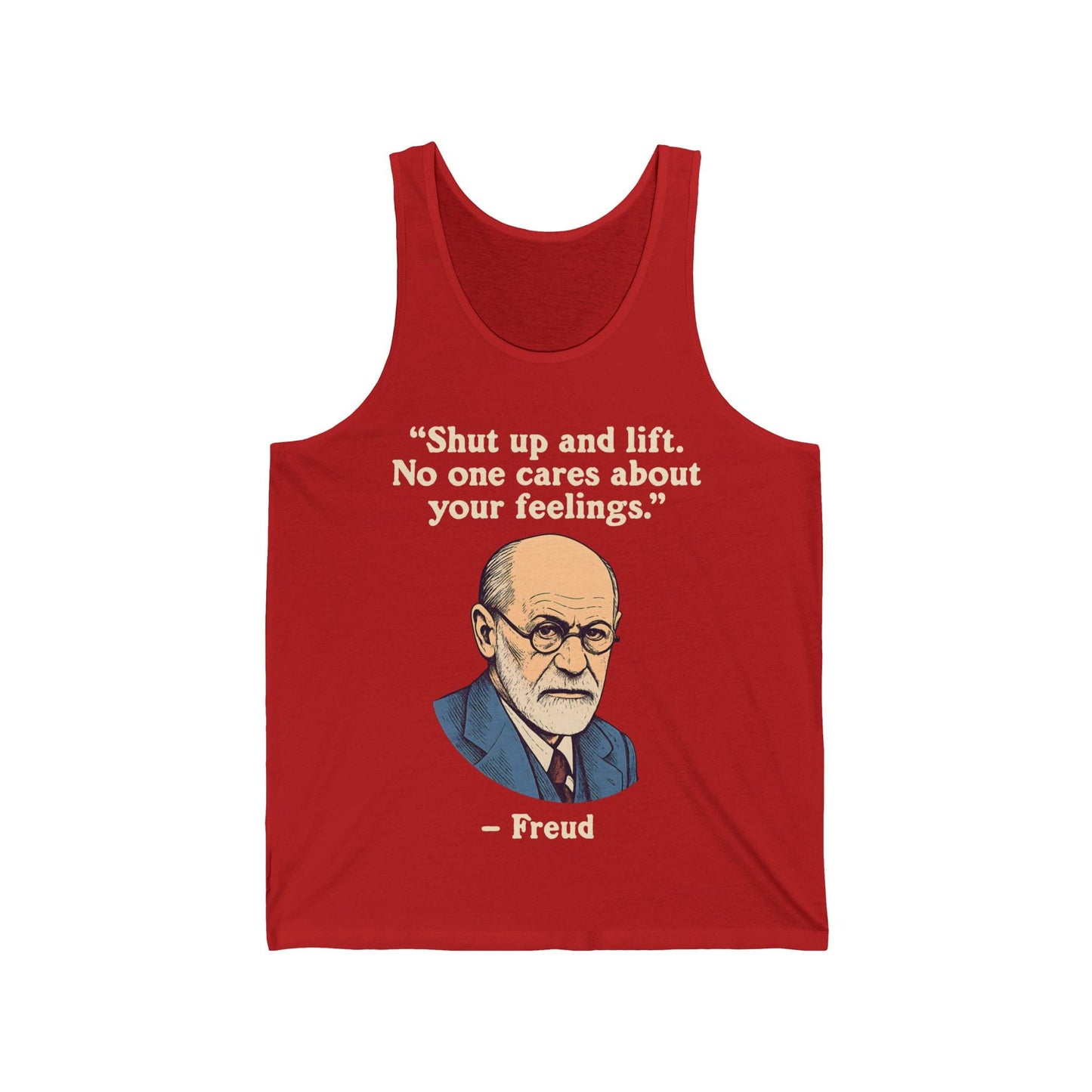 Freud Shut Up Quote Tank Top