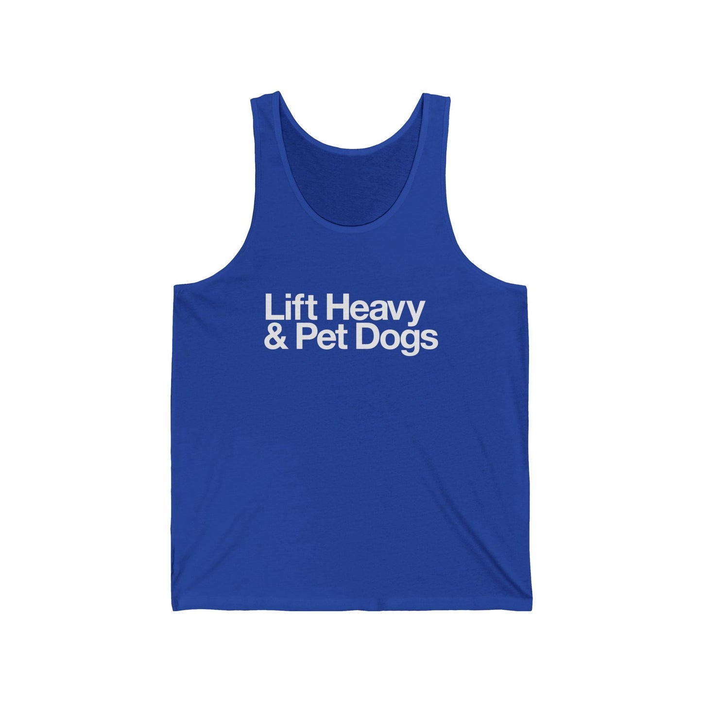 Lift Heavy & Pet Dogs Logo Tank Top