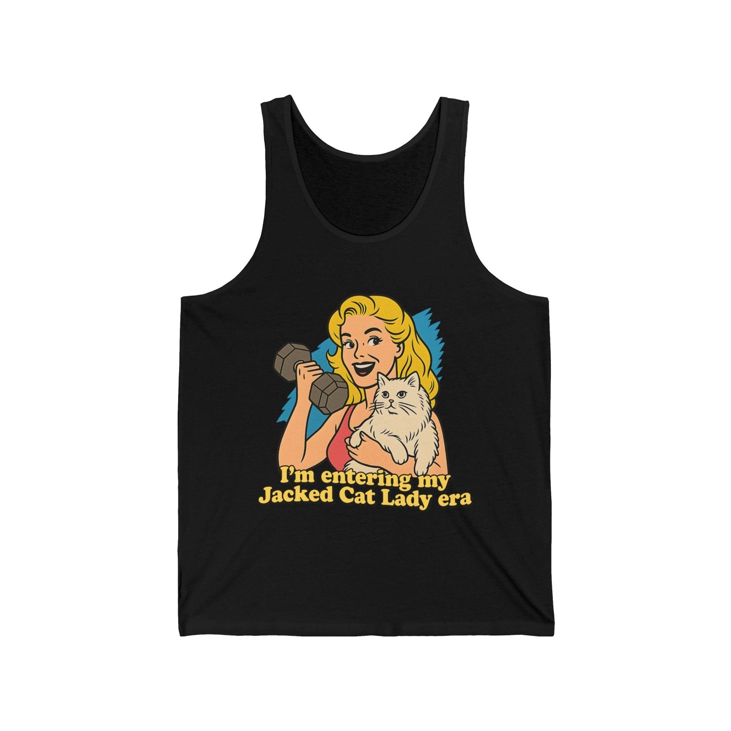 Jacked Cat Lady Era Tank Top
