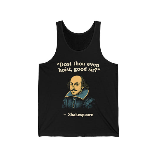 Shakespeare Hoist Quote Tank Top