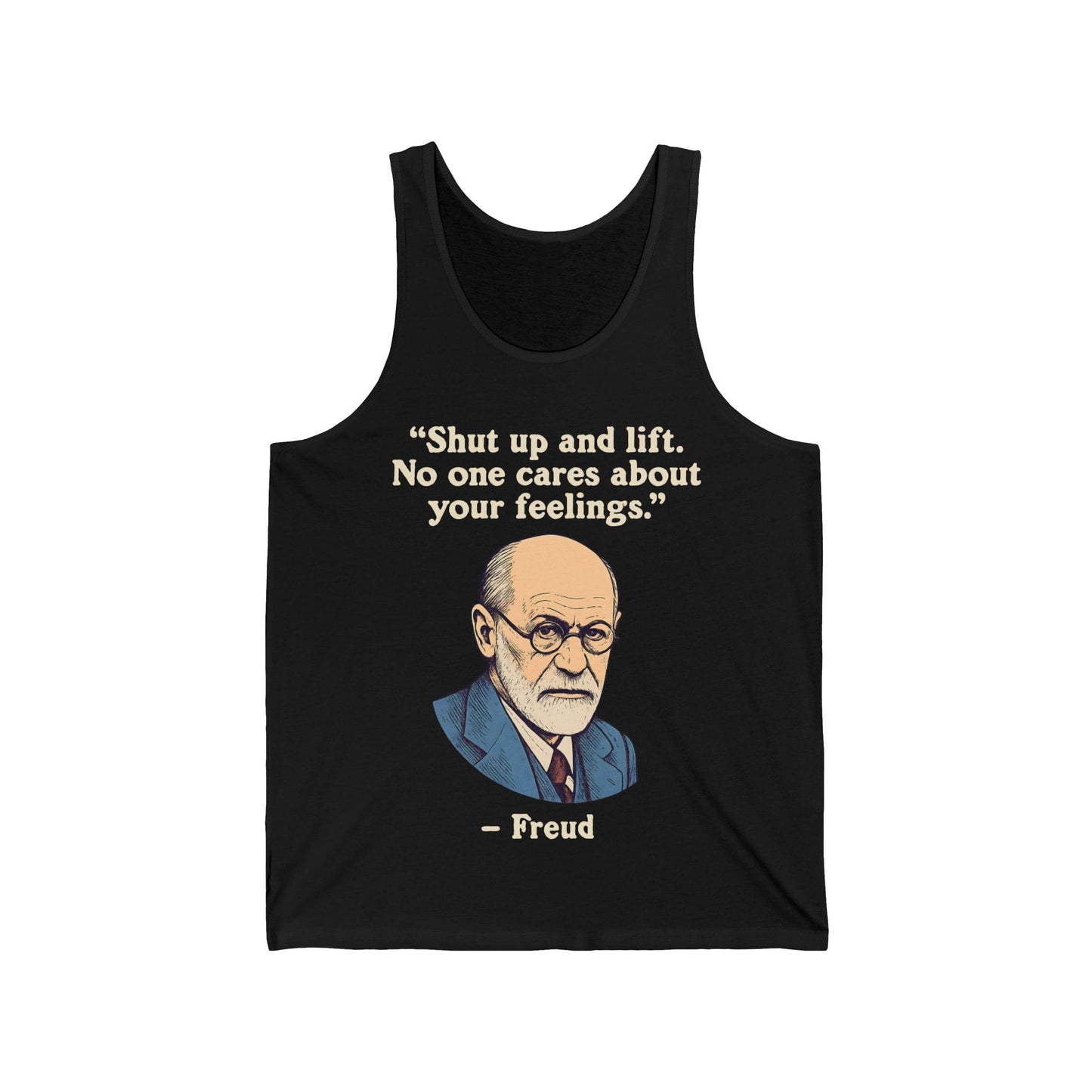 Freud Shut Up Quote Tank Top