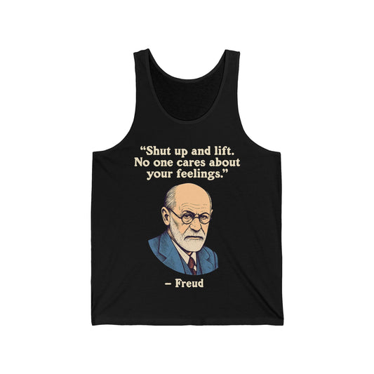 Freud Shut Up Quote Tank Top