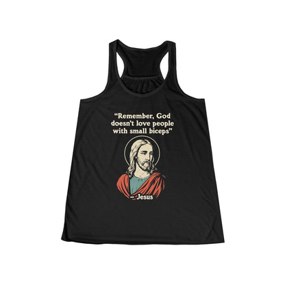 Jesus Biceps Quote Racerback Tank Top [Custom Order]