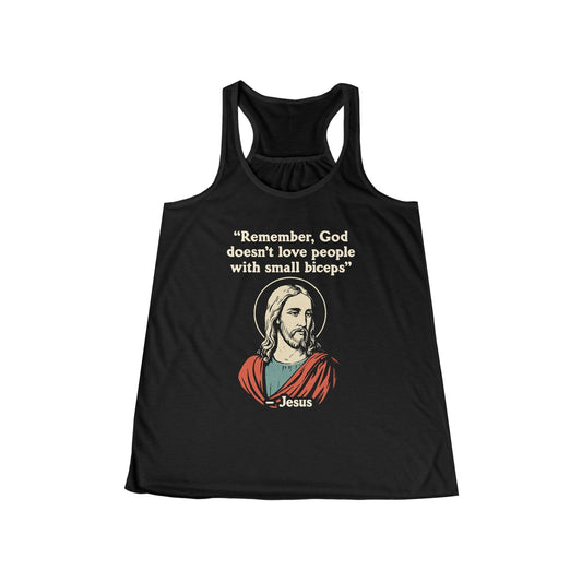 Jesus Biceps Quote Racerback Tank Top [Custom Order]