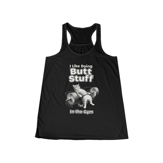 Butt Stuff in the Gym Racerback Tank Top [Custom Order]
