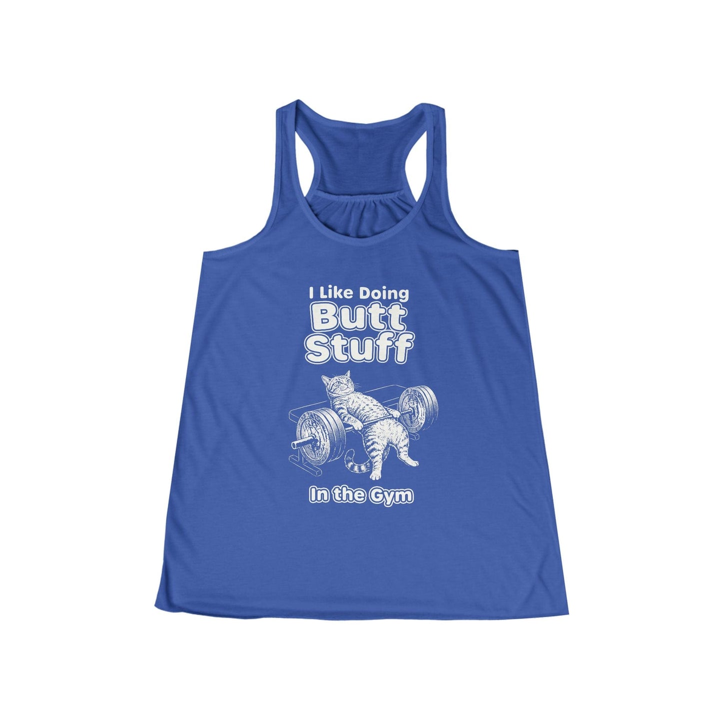 Butt Stuff in the Gym Racerback Tank Top [Custom Order]