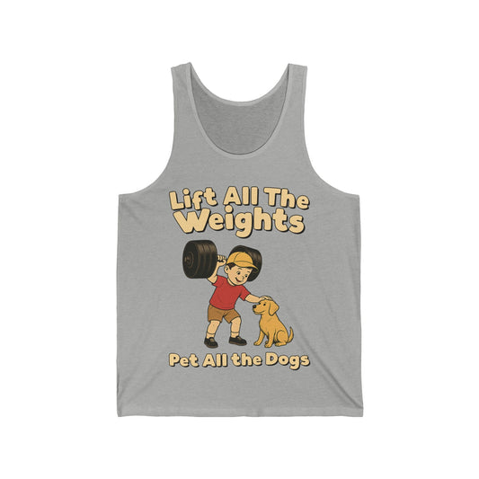 Lift Weights, Pet Dogs Tank Top