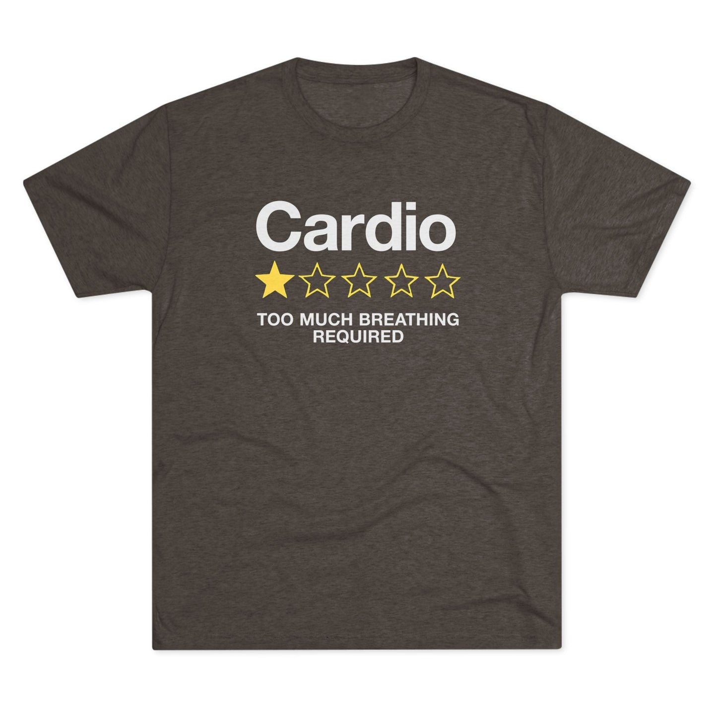 Cardio 1-Star Review Tri-Blend T-Shirt (Custom)