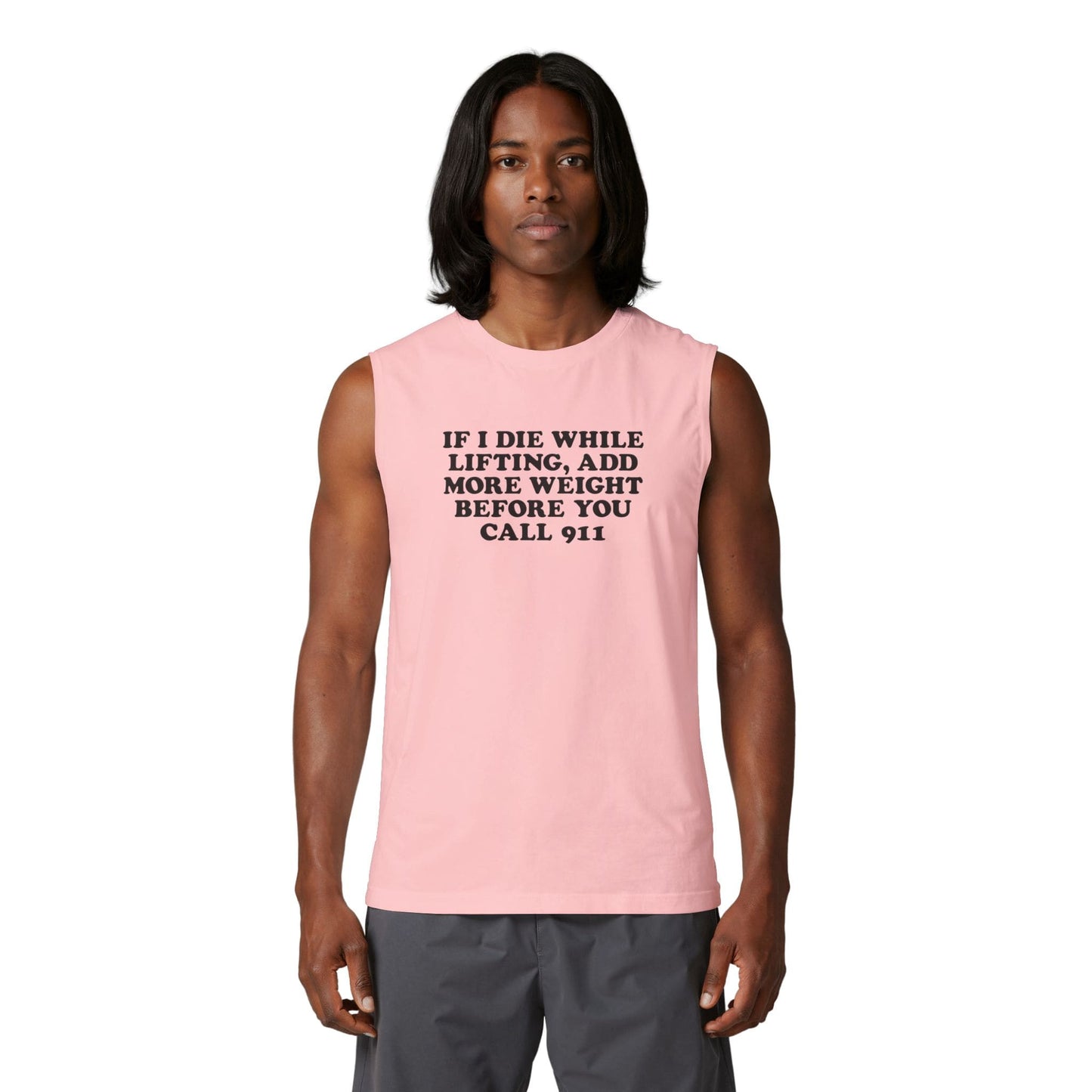 If I Die While Lifting Muscle Tank [Custom]