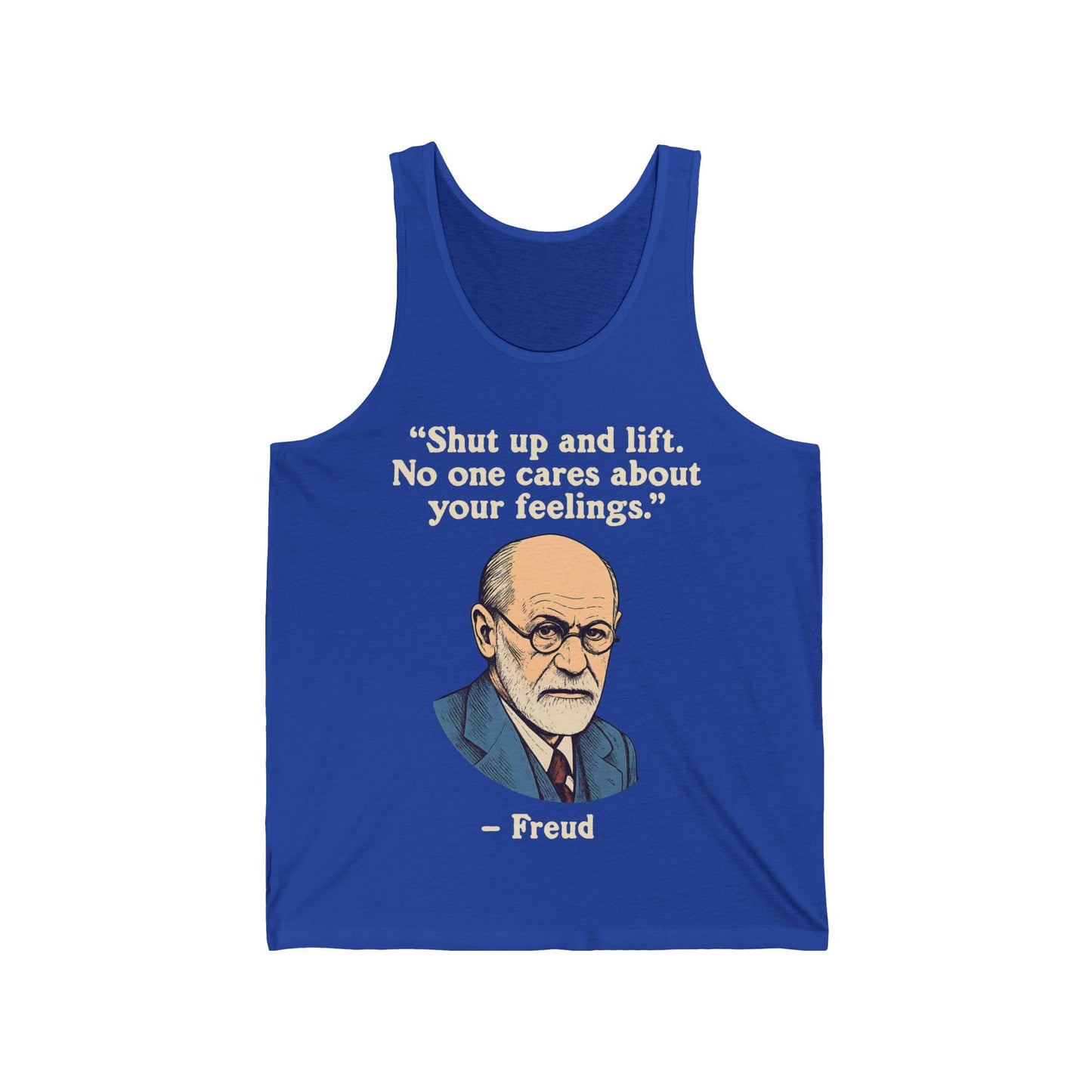 Freud Shut Up Quote Tank Top