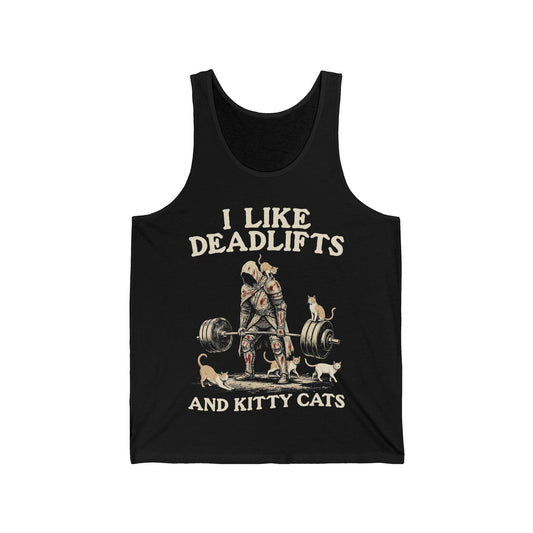 Deadlifts and Kitty Cats Tank Top