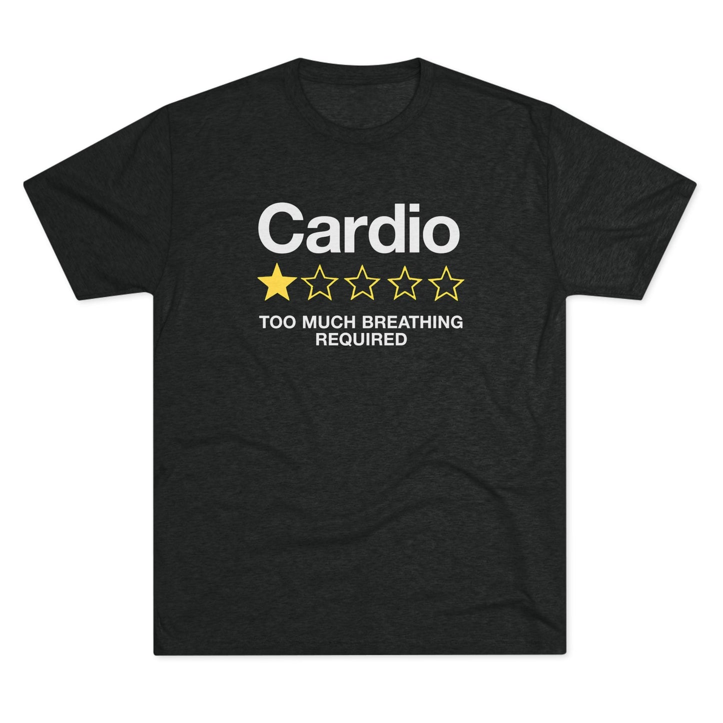 Cardio 1-Star Review Tri-Blend T-Shirt (Custom)