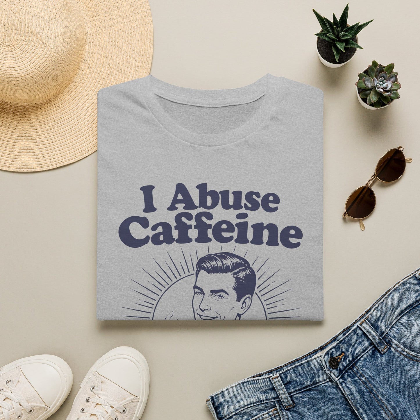 I Abuse Caffeine For Health [Monster Digital] T-Shirt