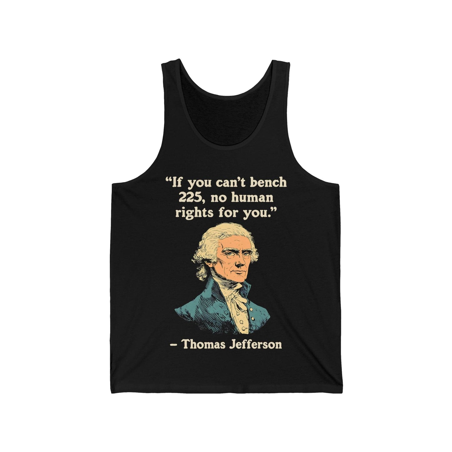 Thomas Jefferson Quote Tank Top