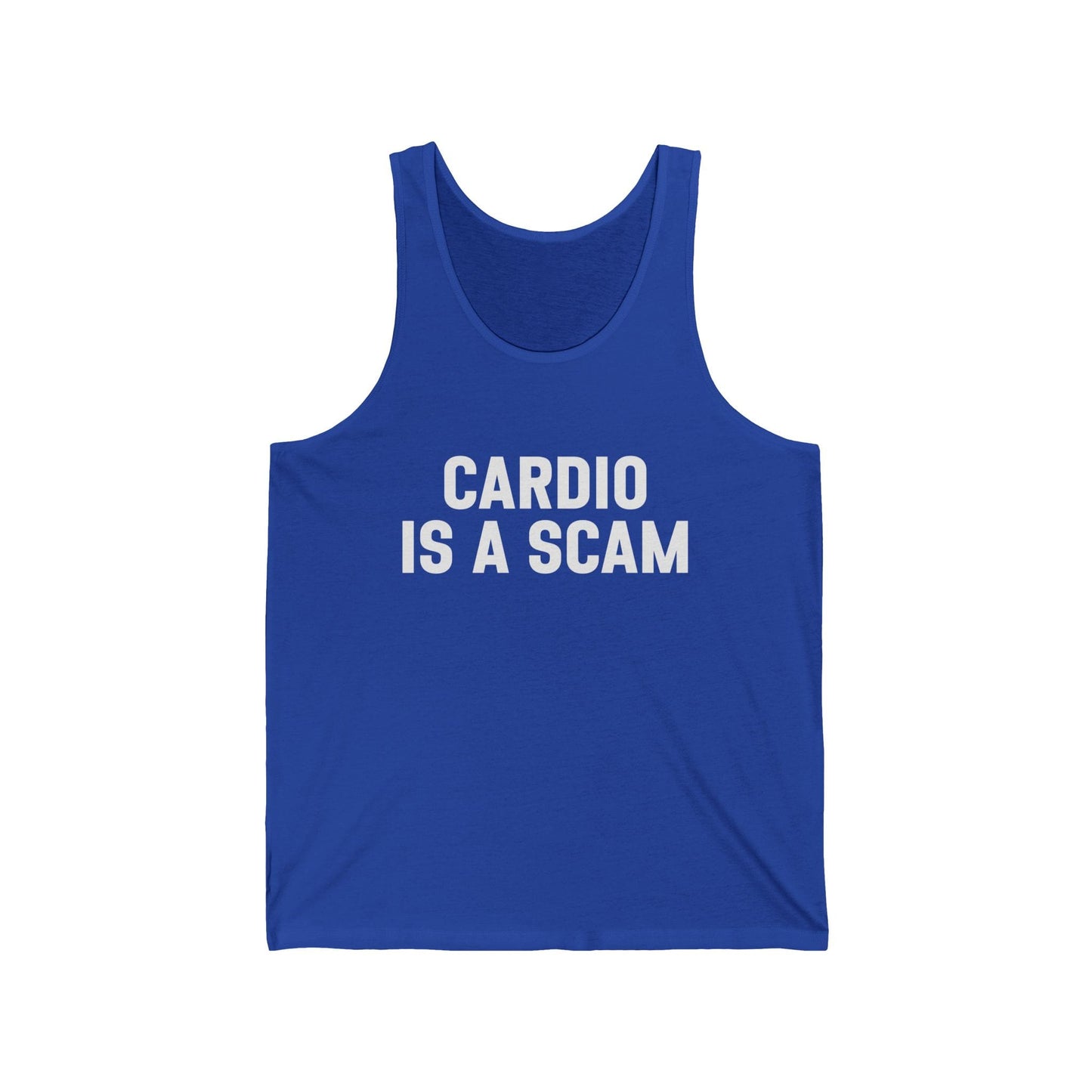 Cardio Is a Scam Tank Top