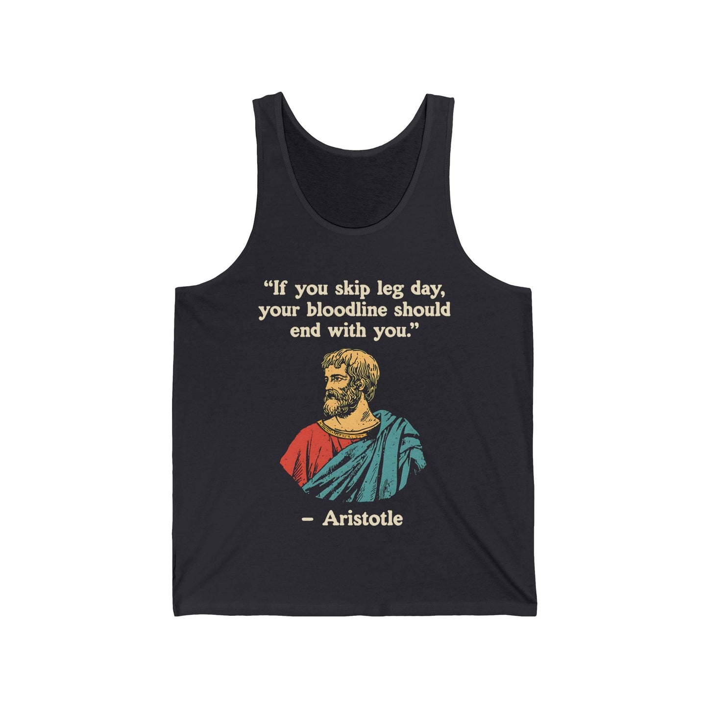 Aristotle Quote Tank Top