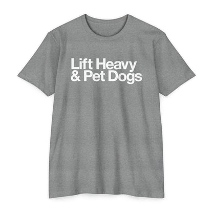 Lift Heavy & Pet Dogs Logo T-Shirt [Next Level]